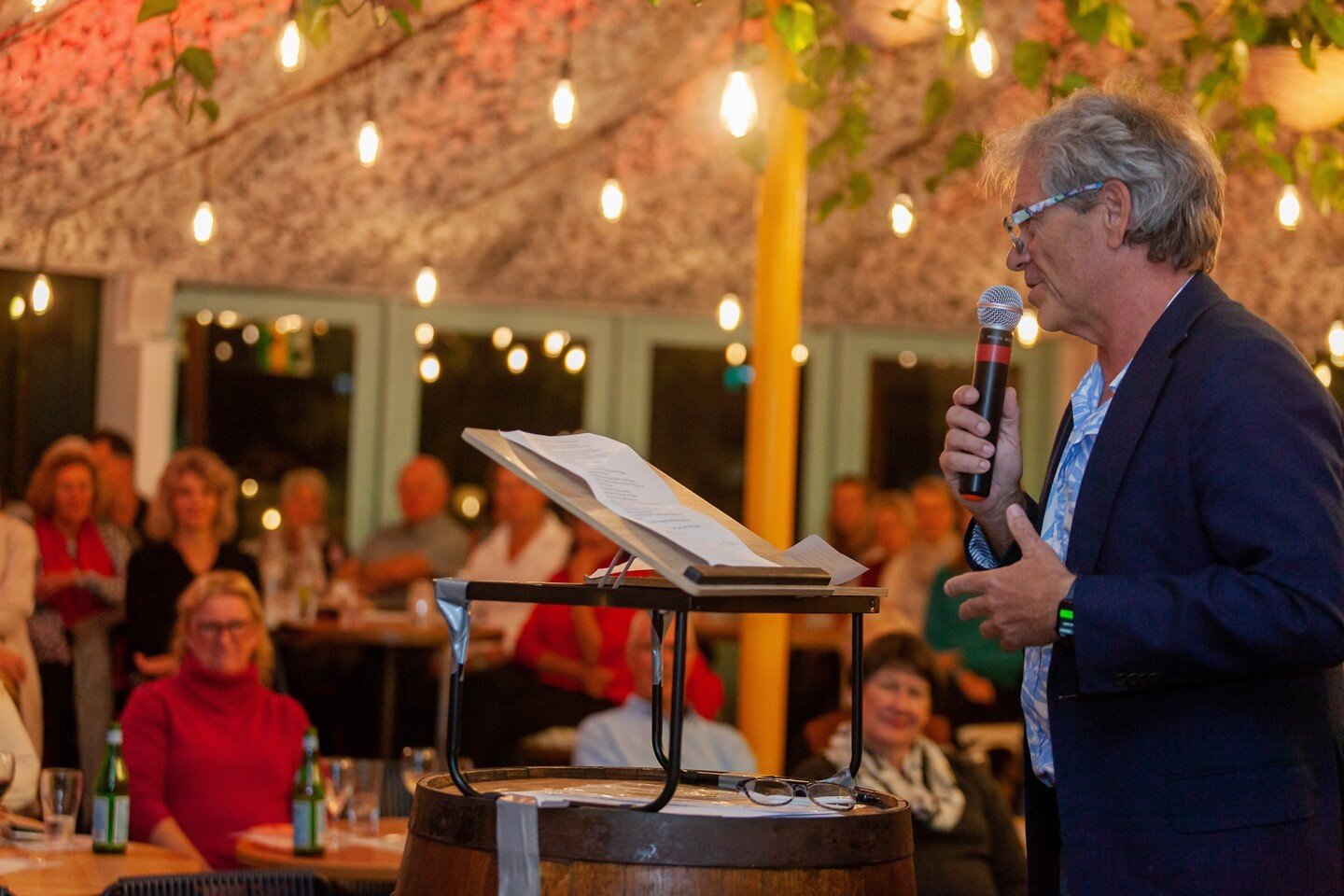 &quot;We are all storytellers. We all live in a network of stories. There isn't a stronger connection between people than storytelling&quot; - Jimmy Neil Smith

Pictured: @mathewhayes

The next event is July 6, the theme is &ldquo;Life After.
Tuesday