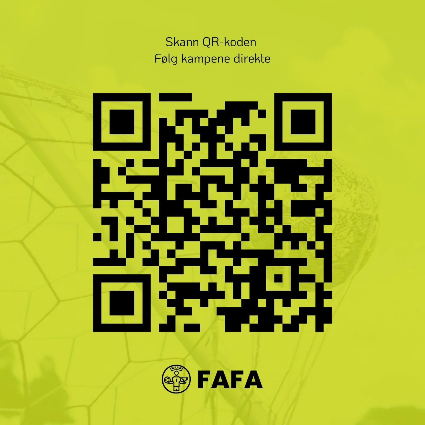 Direkte resultater p&aring; FAFA-nettsiden!

For aller f&oslash;rste gang kan du f&oslash;lge med p&aring; live resultater og tabeller direkte p&aring; FAFA-nettsiden. Vi oppdaterer kampene s&aring; raskt vi kan &ndash; f&oslash;lg med! ⚽️