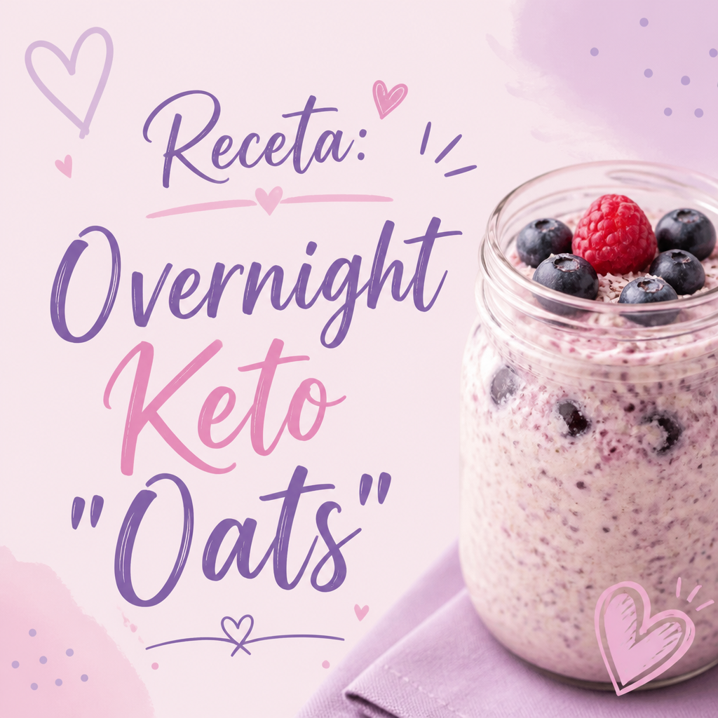 Receta: Overnight Keto "Oats" 