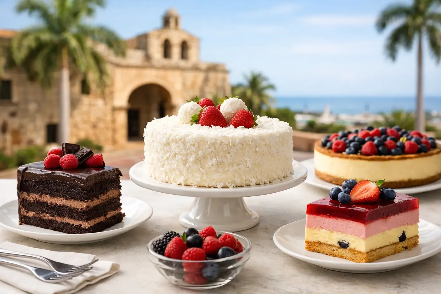Pasteles sin azúcar Santo Domingo para celebrar
