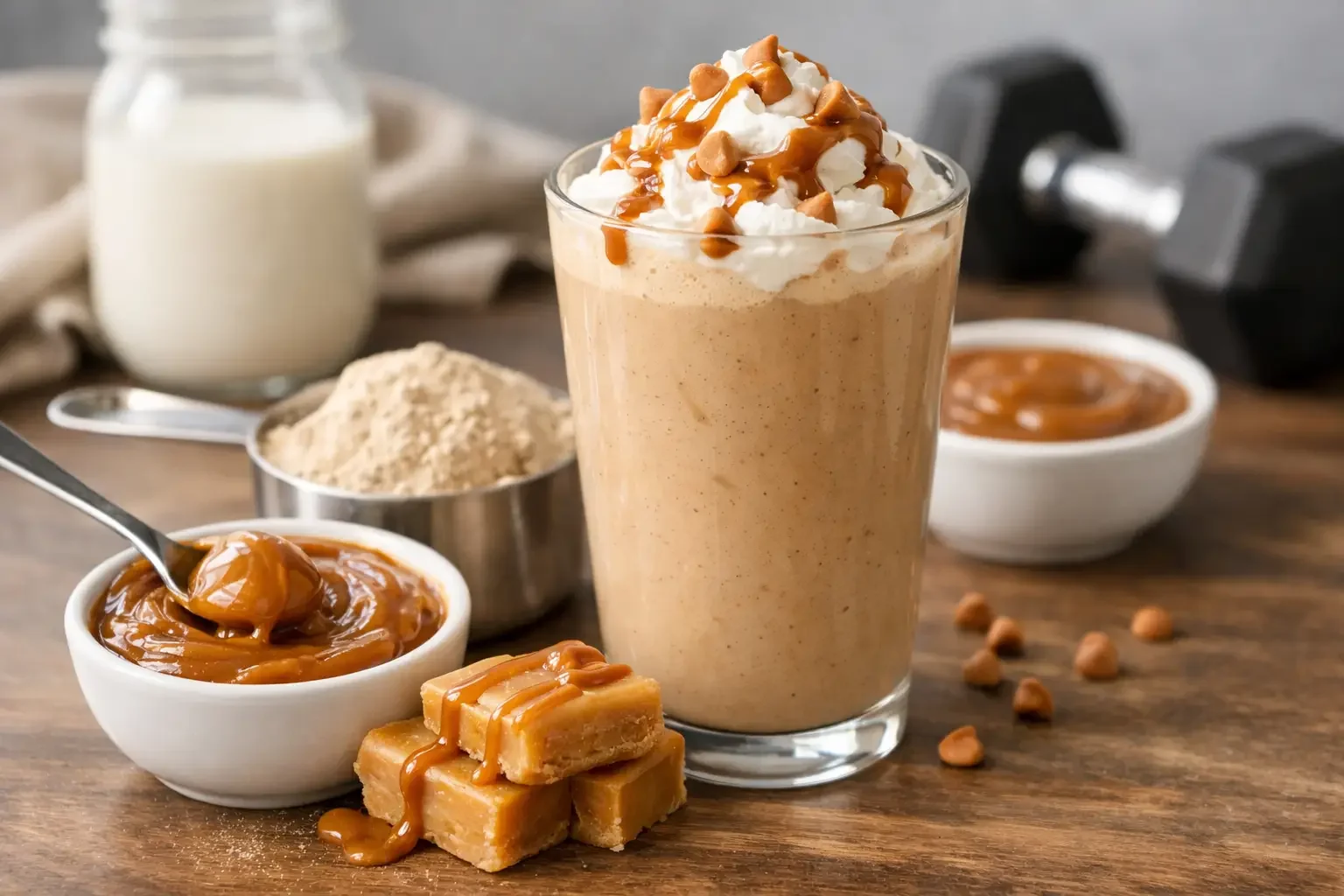 Dulce de leche keto proteína que sabe a postre