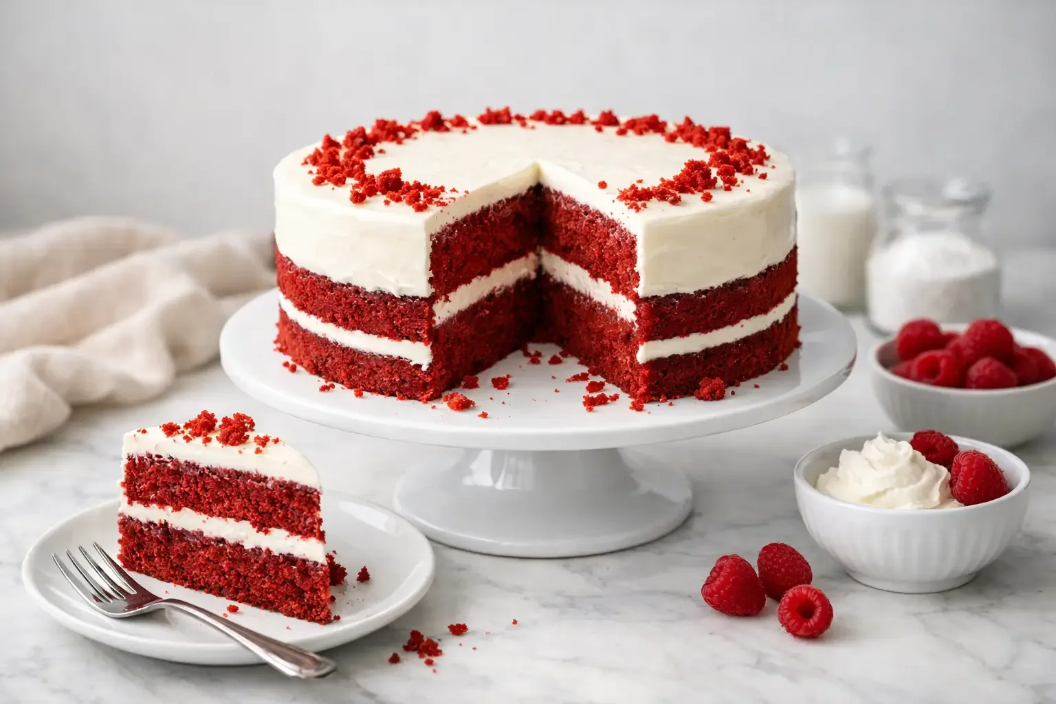 Pastel red velvet keto para celebrar sin azúcar