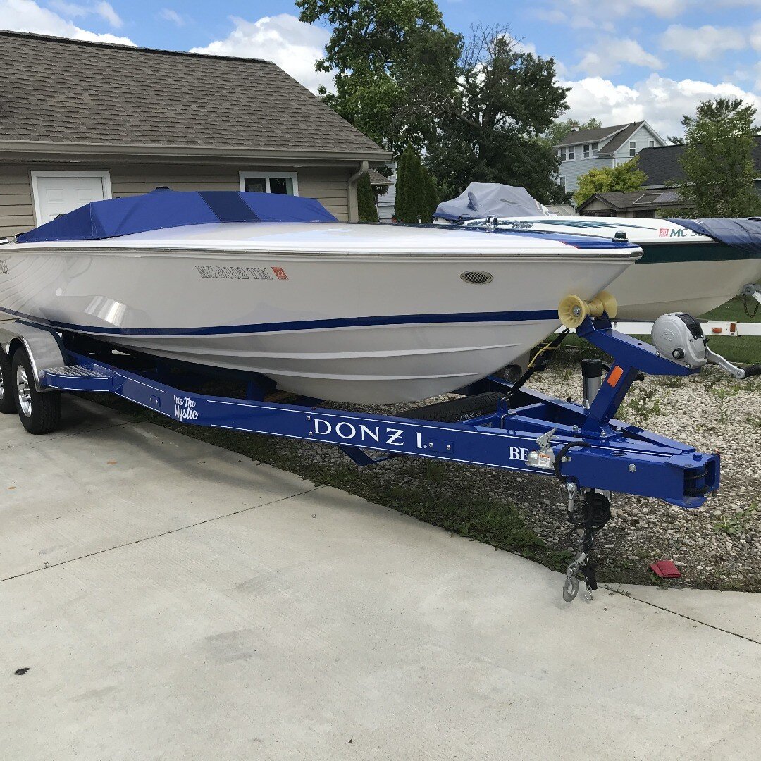 Professional Detailing Boat gelcoat brought back to new. #boatdetailing #mobiledetailing #gelcoat