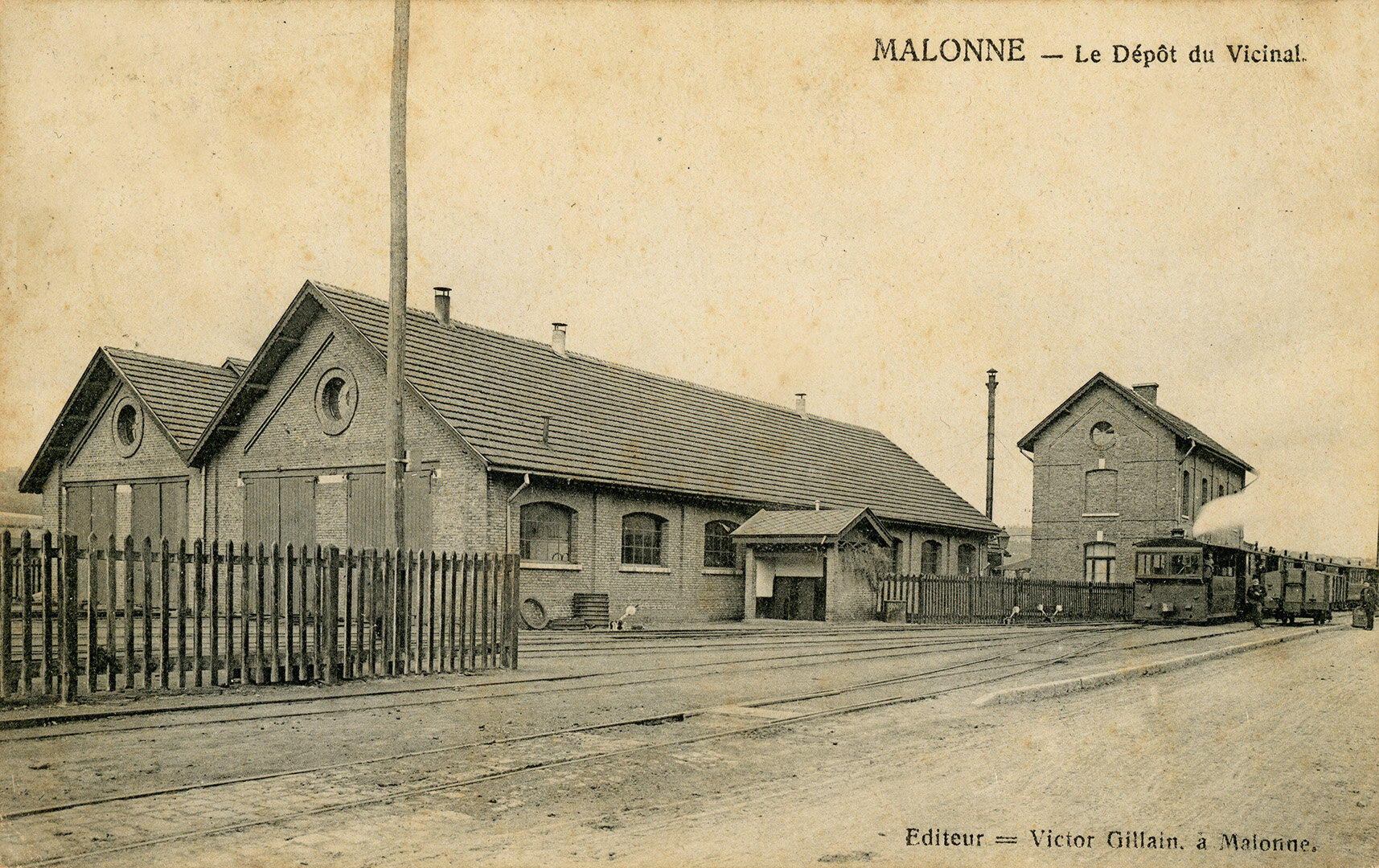 Het Vicinal Depot, 1892 (Malonne Port)