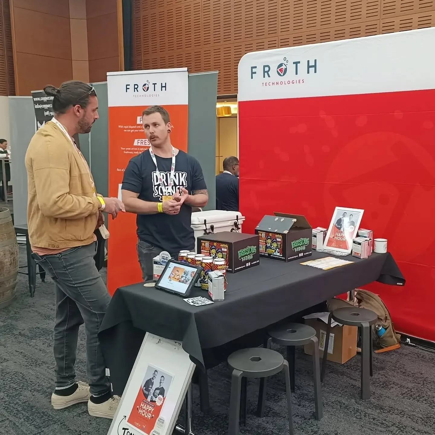 It was a brilliant day at the @wabrewers WA Beer &amp; Brewing conference in Perth. Cheers to WABA for outstanding hospitality, and cheers to all the brewers that sat down for a pint and a yarn at the 'Froth Tech Tavern' trade stand. It was amazing t