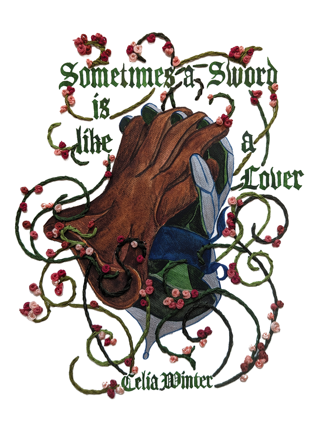 Photograph of Flame Tree Press' publicity image for Of Swords and Roses