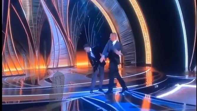 WILL SMITH ATTEMPTS SLAP TO CHRIS ROCK AT OSCARS