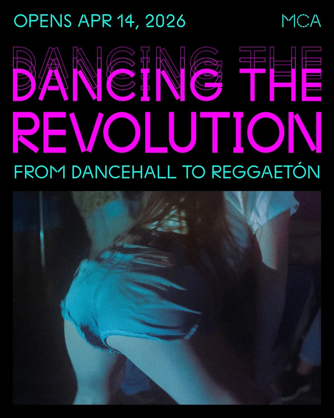 Can't wait to share what we've been working on. 💗🩵🪩

Dancing the Revolution: From Dancehall to Reggaet&oacute;n opens Apr 14.

📸 artwork credit: "supakid" (b. 1985, Bayam&oacute;n, Puerto Rico; lives in San Juan, Puerto Rico), Untitled 