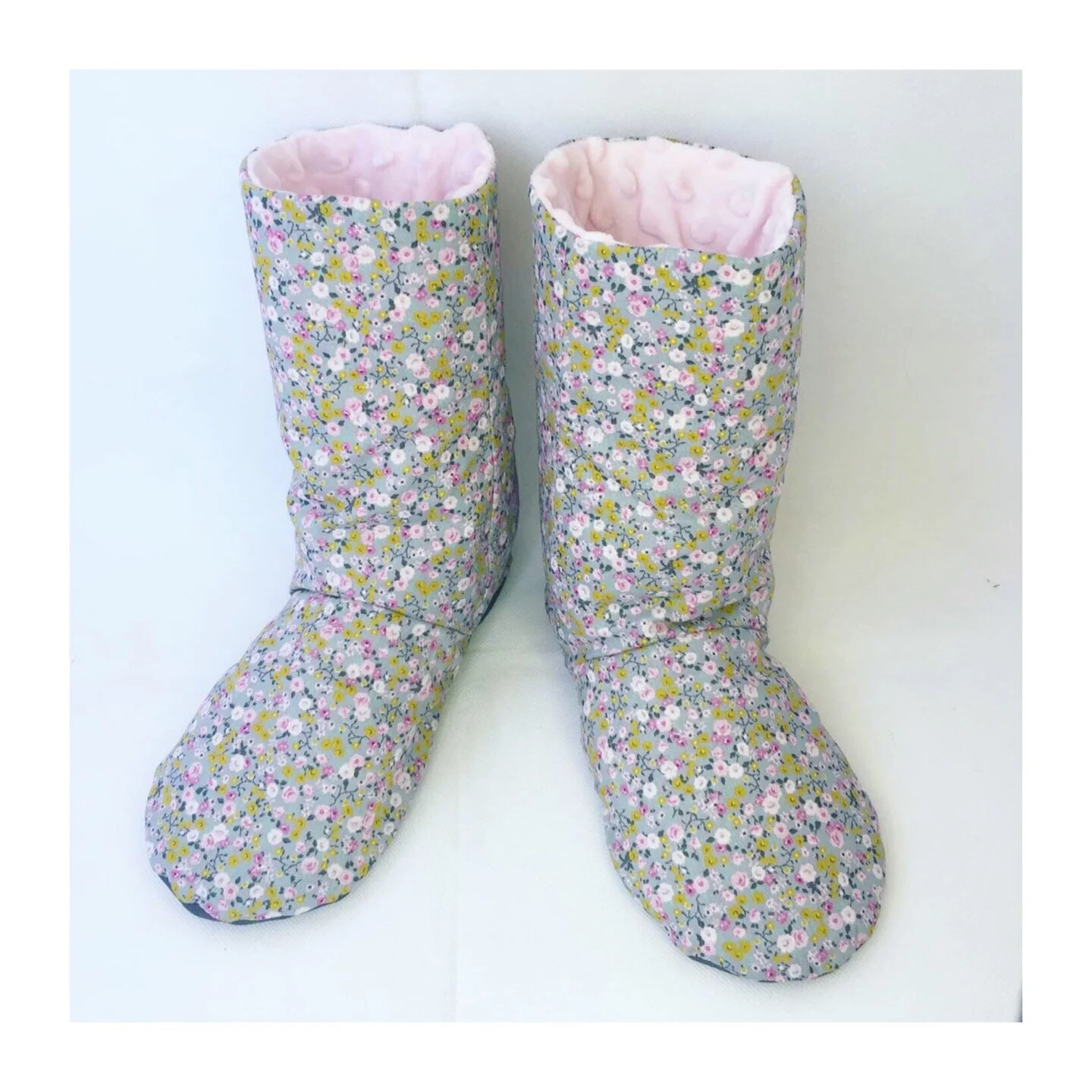 booties slippers fabric handmade Botek