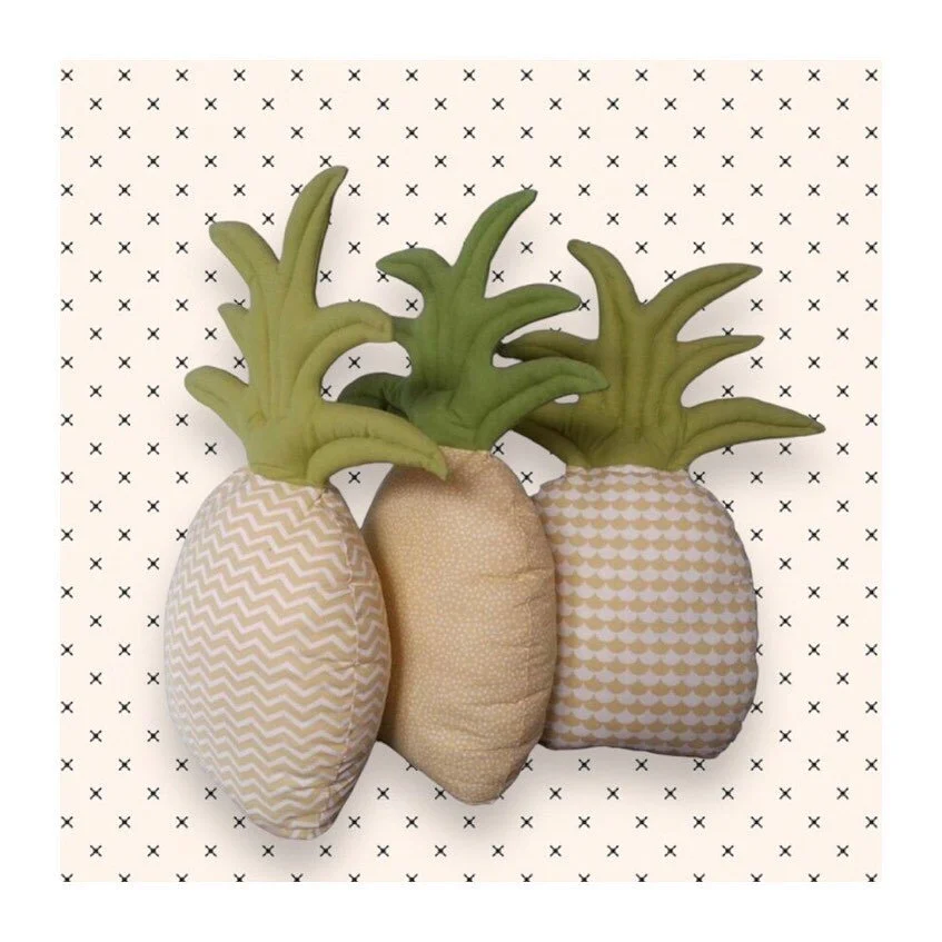 Stand tall, wear a crown and be sweet on the inside🍍#pineapple #ananas #cushion #handmadecushions