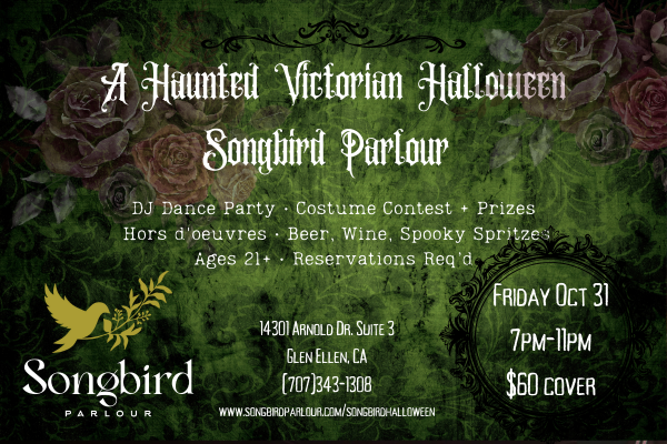 A Haunted Victorian Halloween at Songbird Parlour