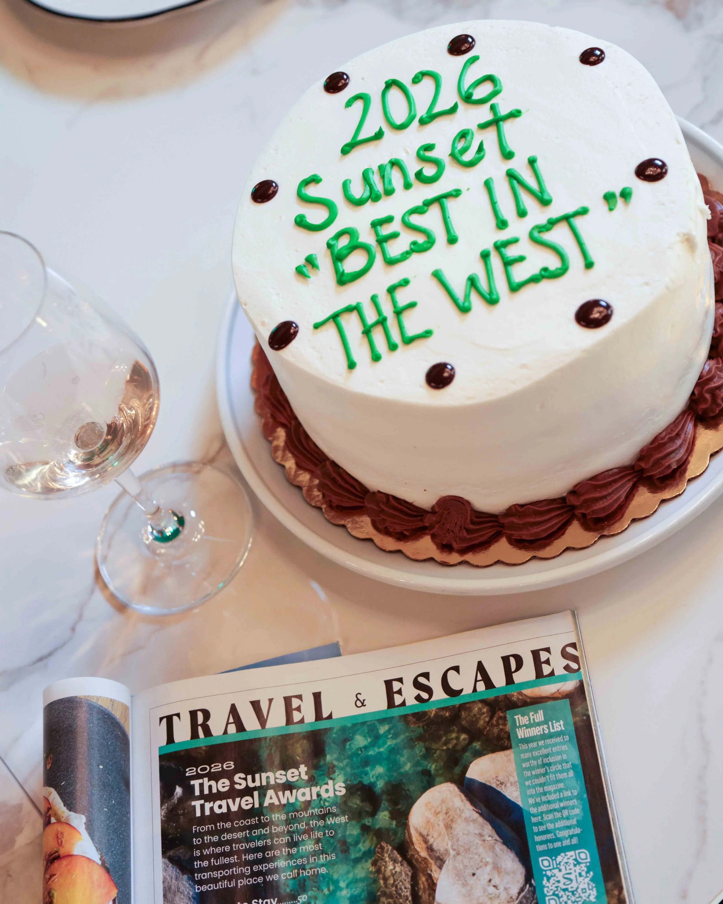 Songbird parlour wins Sunset Magazine Travel Awards 2026