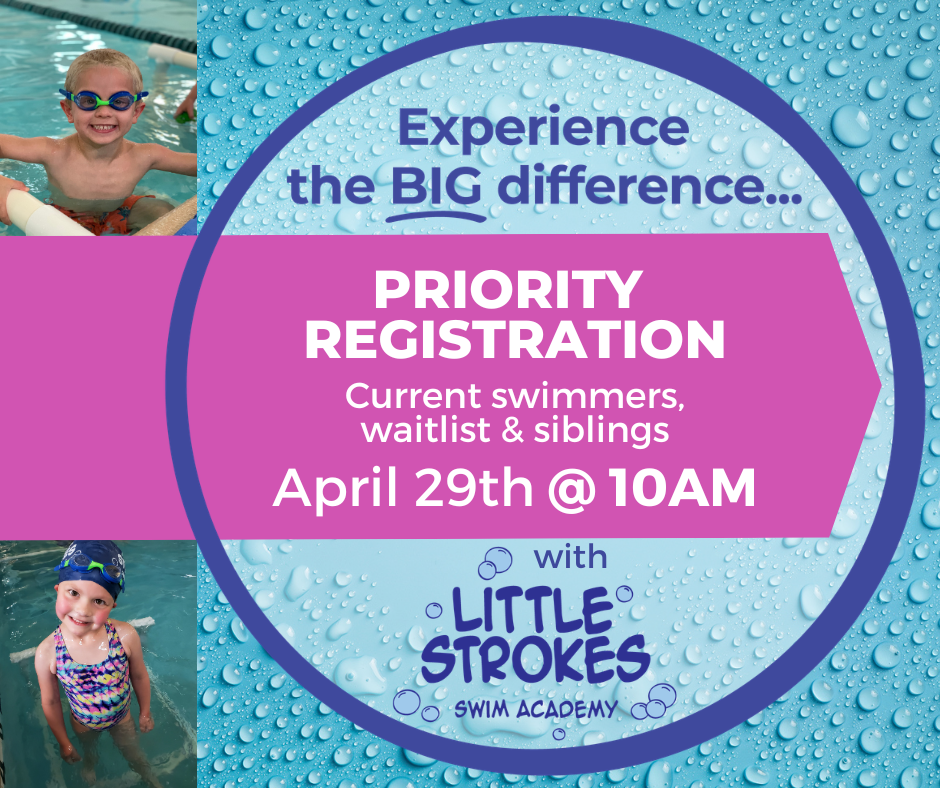 Priority Registration April 29th @ 10AM