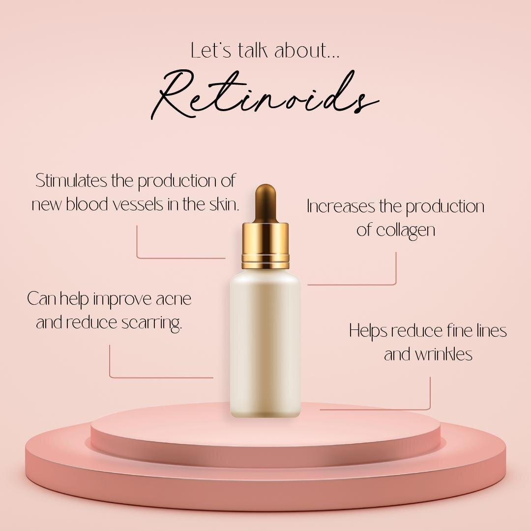 We love talking about skincare ingredients and today we want to talk about the benefits of Retinoids.⚡⠀
⠀
This ingredient can be fantastic for stimulating skin cell turnover and improving/preventing the signs of aging.⠀
⠀
This means that it can be he