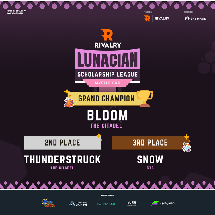 LSL Season 1 — Lunacian Sports League - LSL