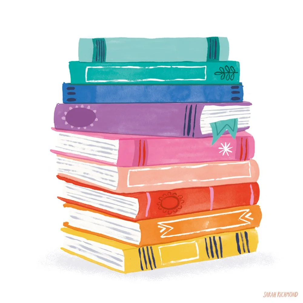 Rainbow bookstack illustration_sarahrichmonddesign.jpg