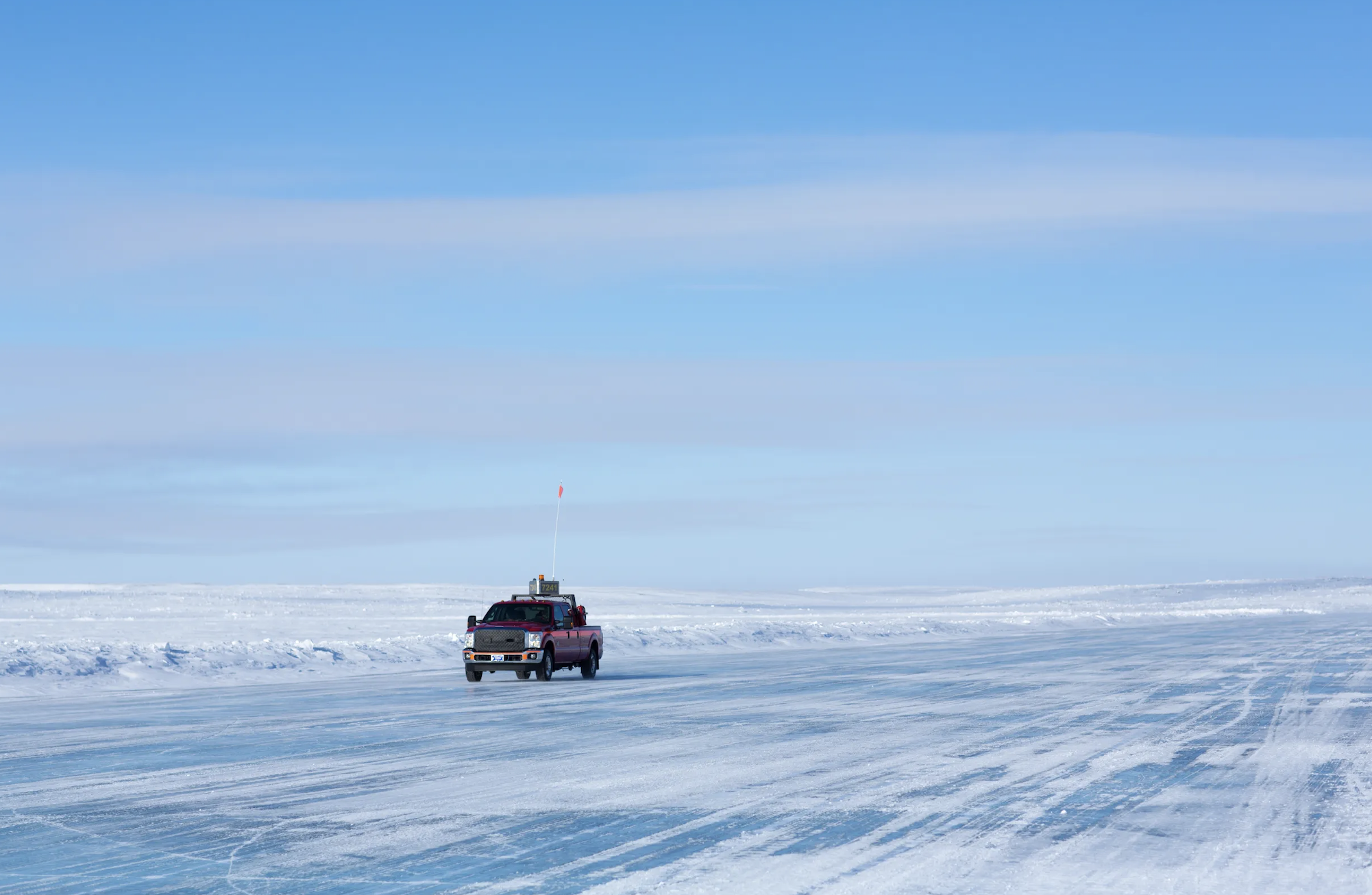  Ice roads into the mine photo courtesy of Burgundy Diamond Mines  