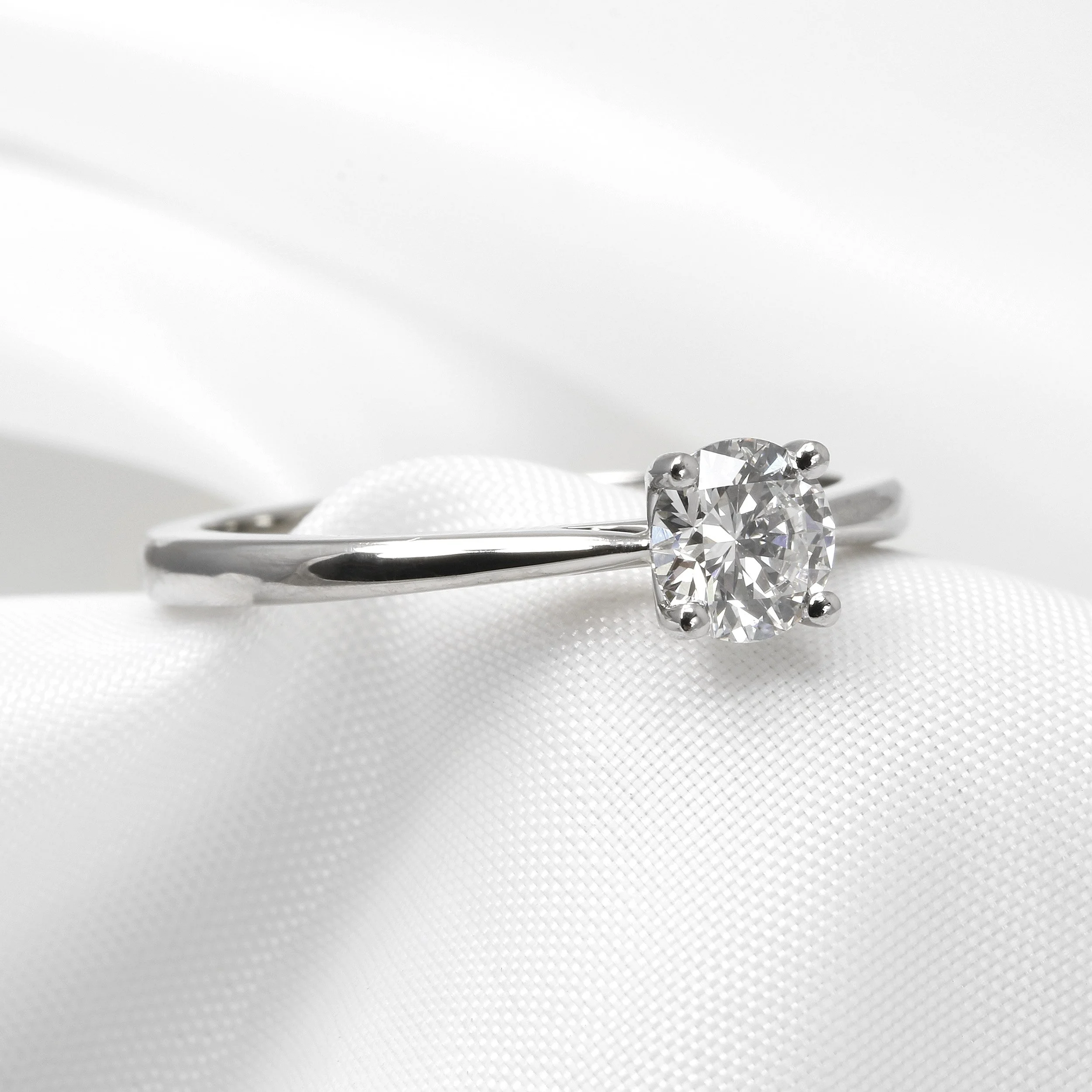 0.50ct Diamond Solitaire Ring in Platinum