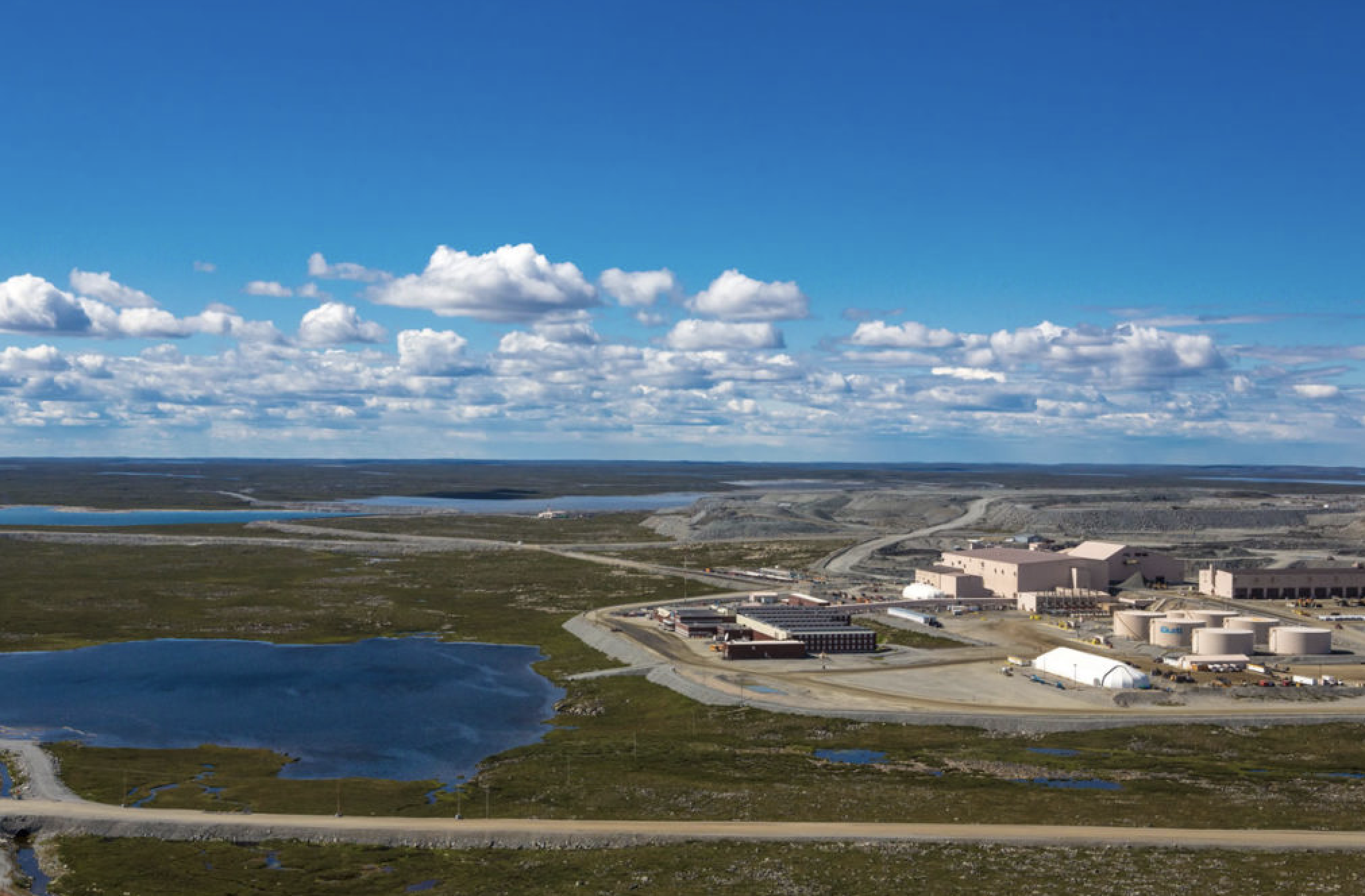   Main camp at the Ekati diamond mine photo courtesy of Burgundy Diamond Mines   