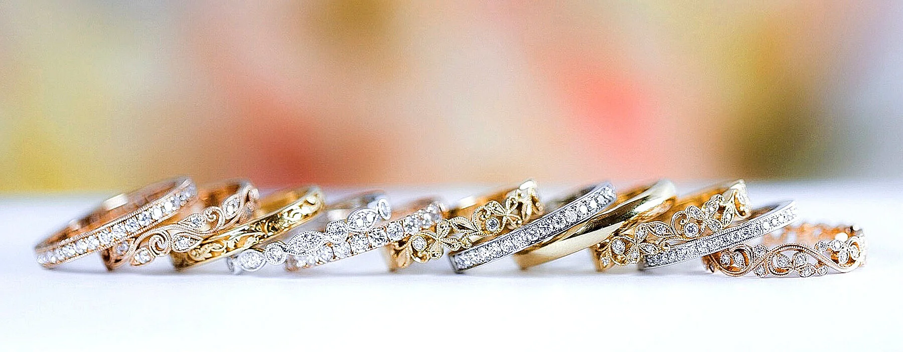 Click the image to use our interactive wedding ring builder to design your own wedding rings! 
