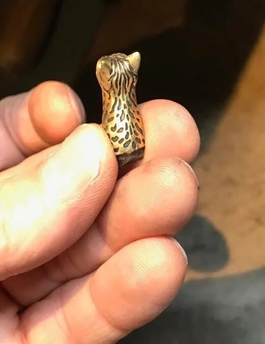 Sample cast in gold for our customer to approve.