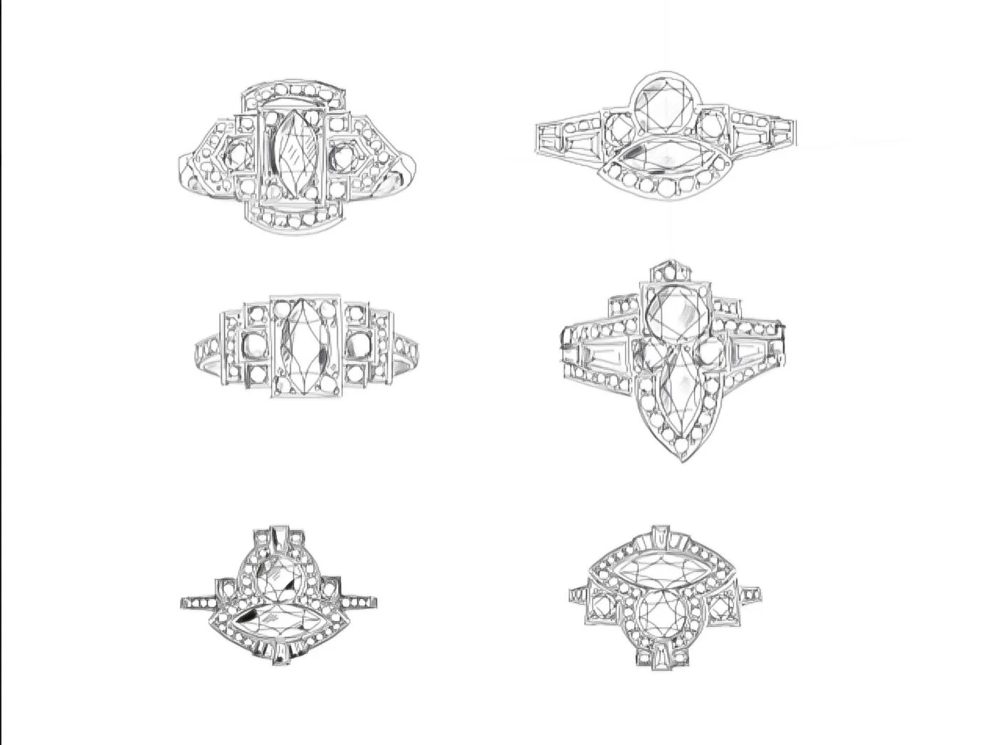  Initial (very) rough sketches - some pretty weird ideas here, flying saucers come to mind! 