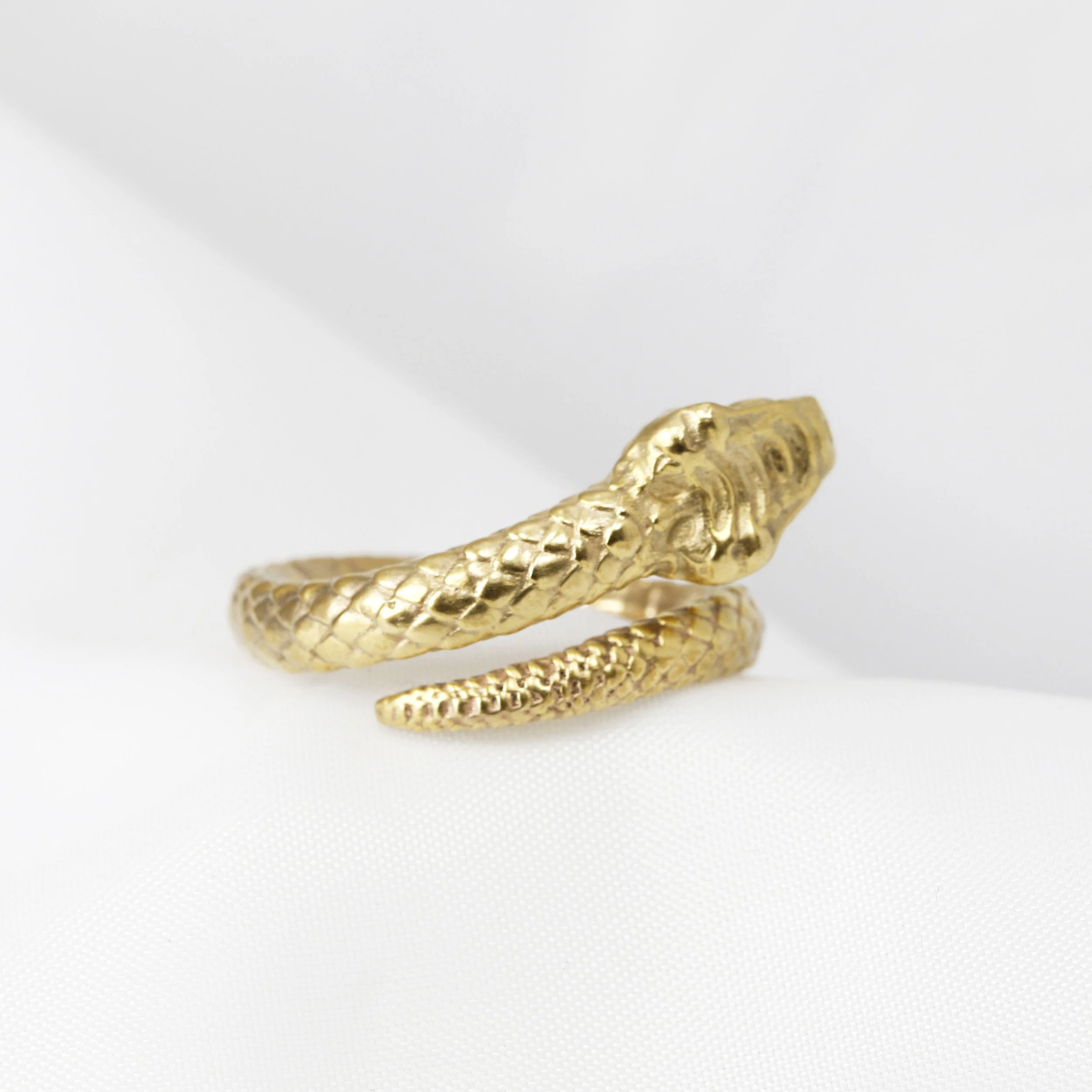  Wrap around Torque Style Yellow Gold Snake Ring £595.00 
