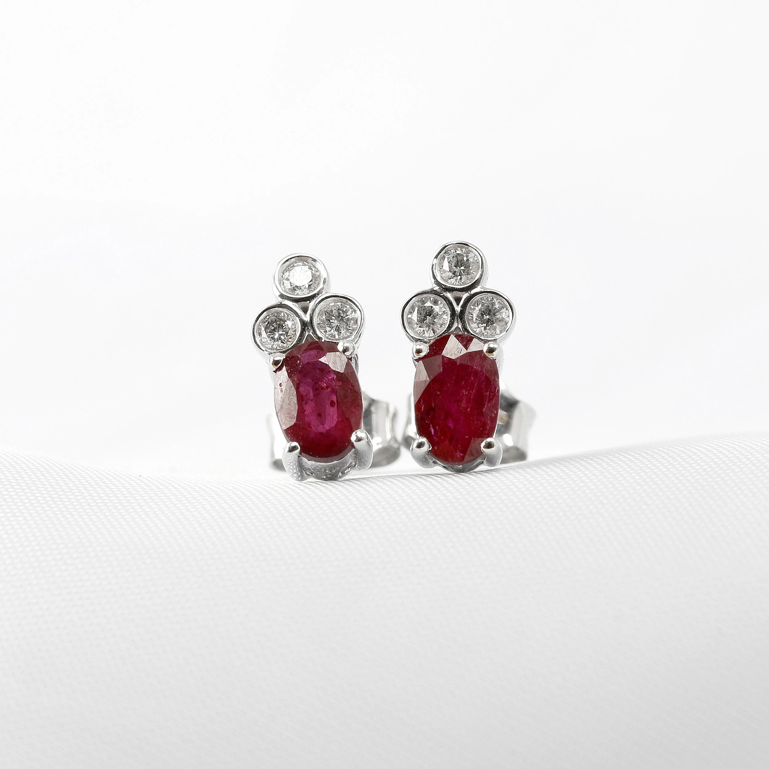  Ruby & Diamond Earrings £840.00 