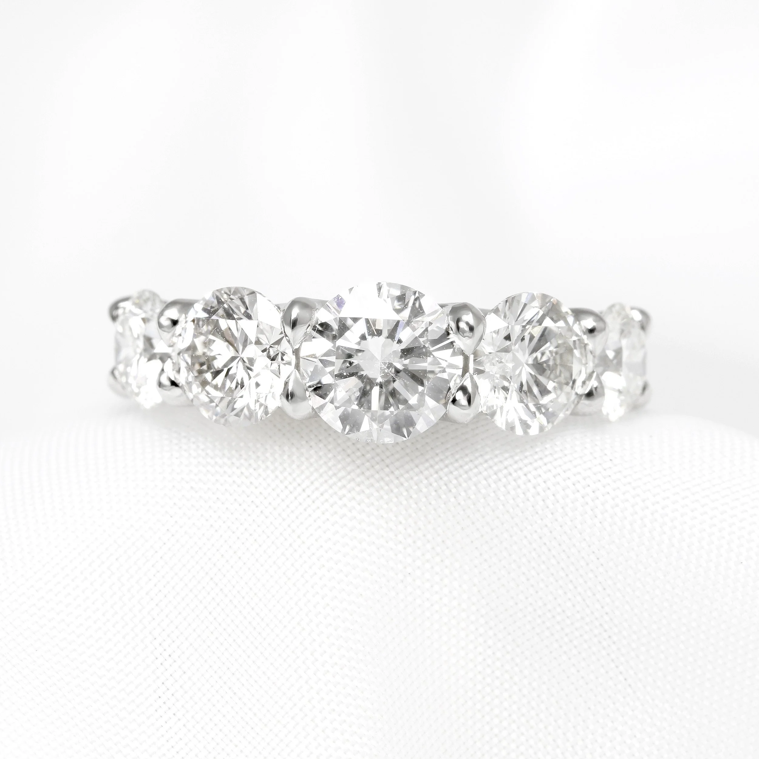  Graduated Diamond Five Stone Ring £14,995.00.  