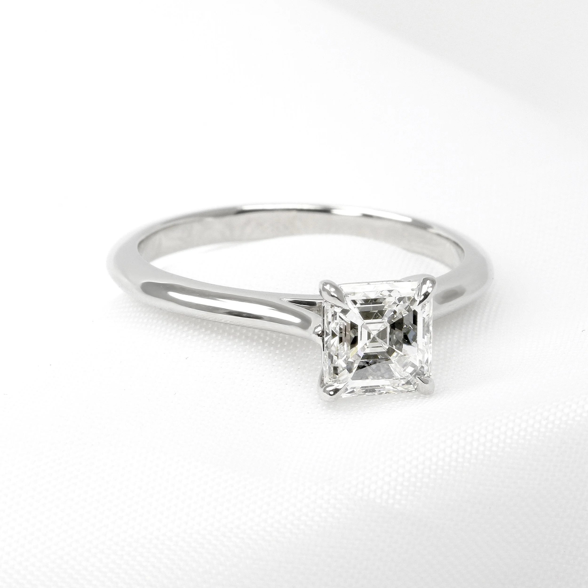  Asscher Cut Solitaire Diamond Ring £4,250.00 