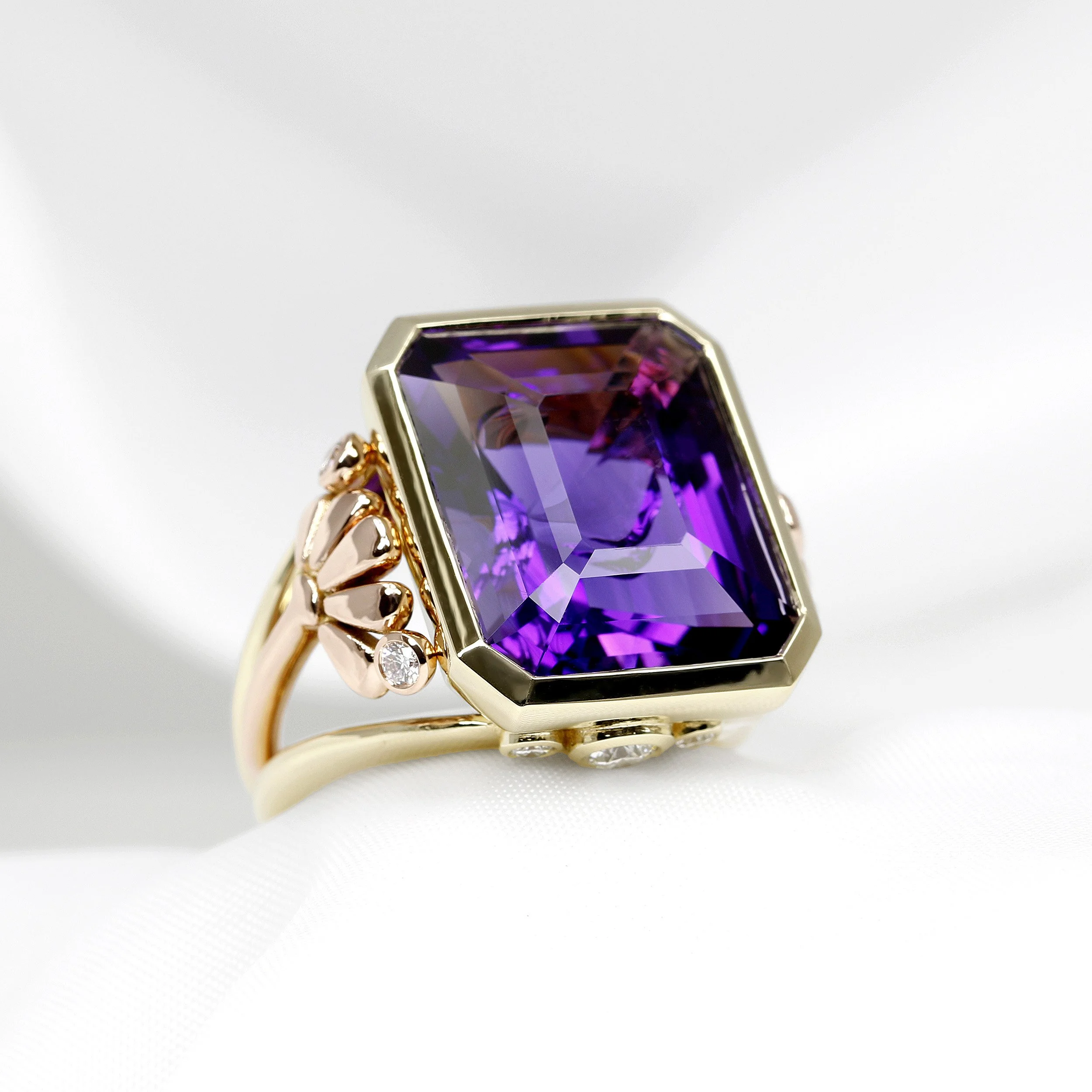 Amethyst & Diamond Signature Cocktail Ring £3,525.00 