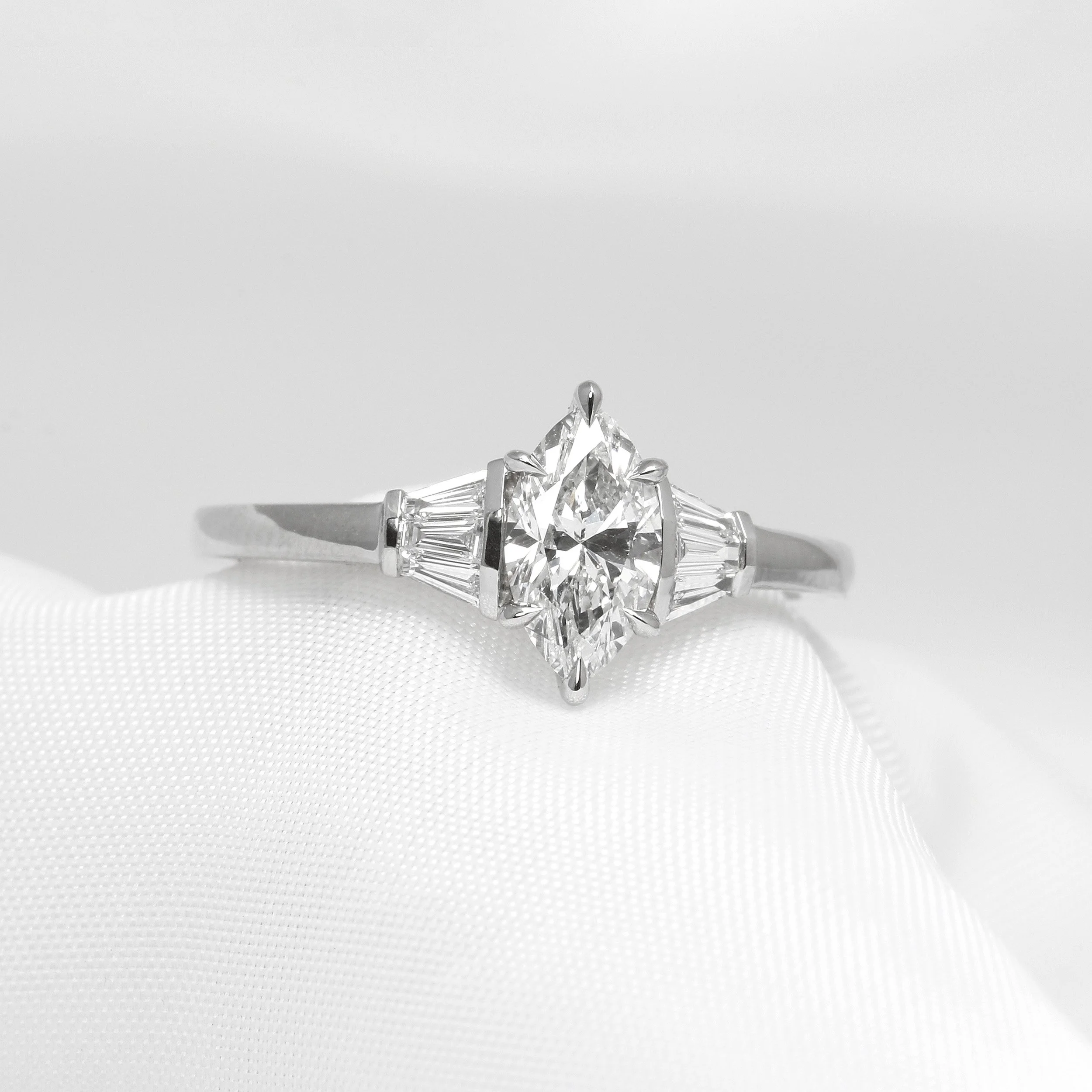  Timothy Roe Marquise Ring in Platinum £4,495.00 