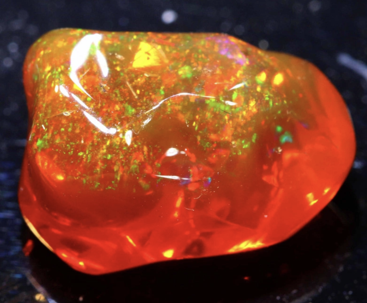 Example of Mexican Fire Opal