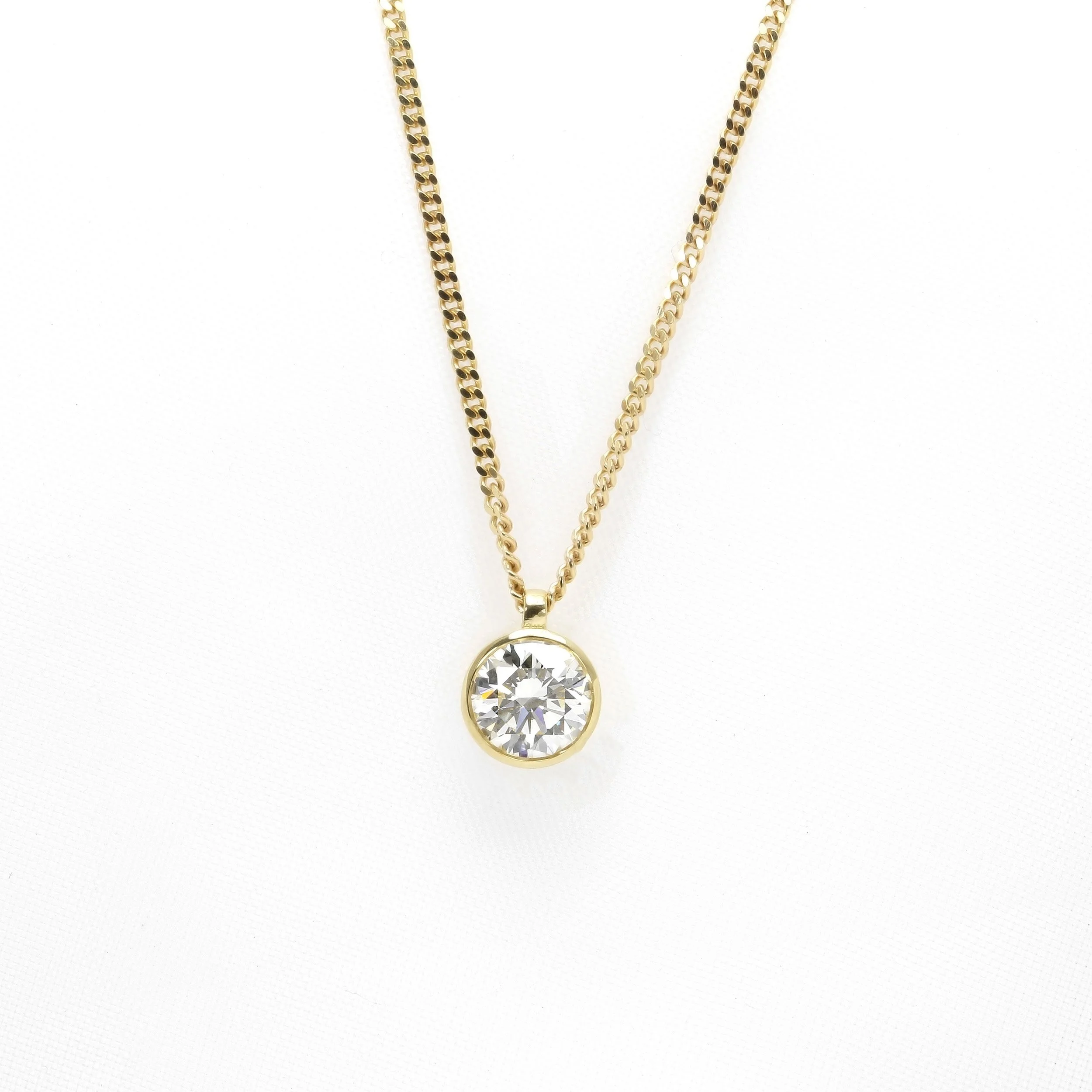  Solitare Diamond Pendant in Yellow Gold £1,950.00 