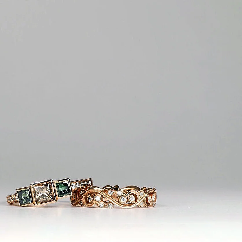 Emerald Peridot & Tourmaline, Bespoke Jewellery, Timothy Roe Fine Jewellery, Chichester, West Sussex