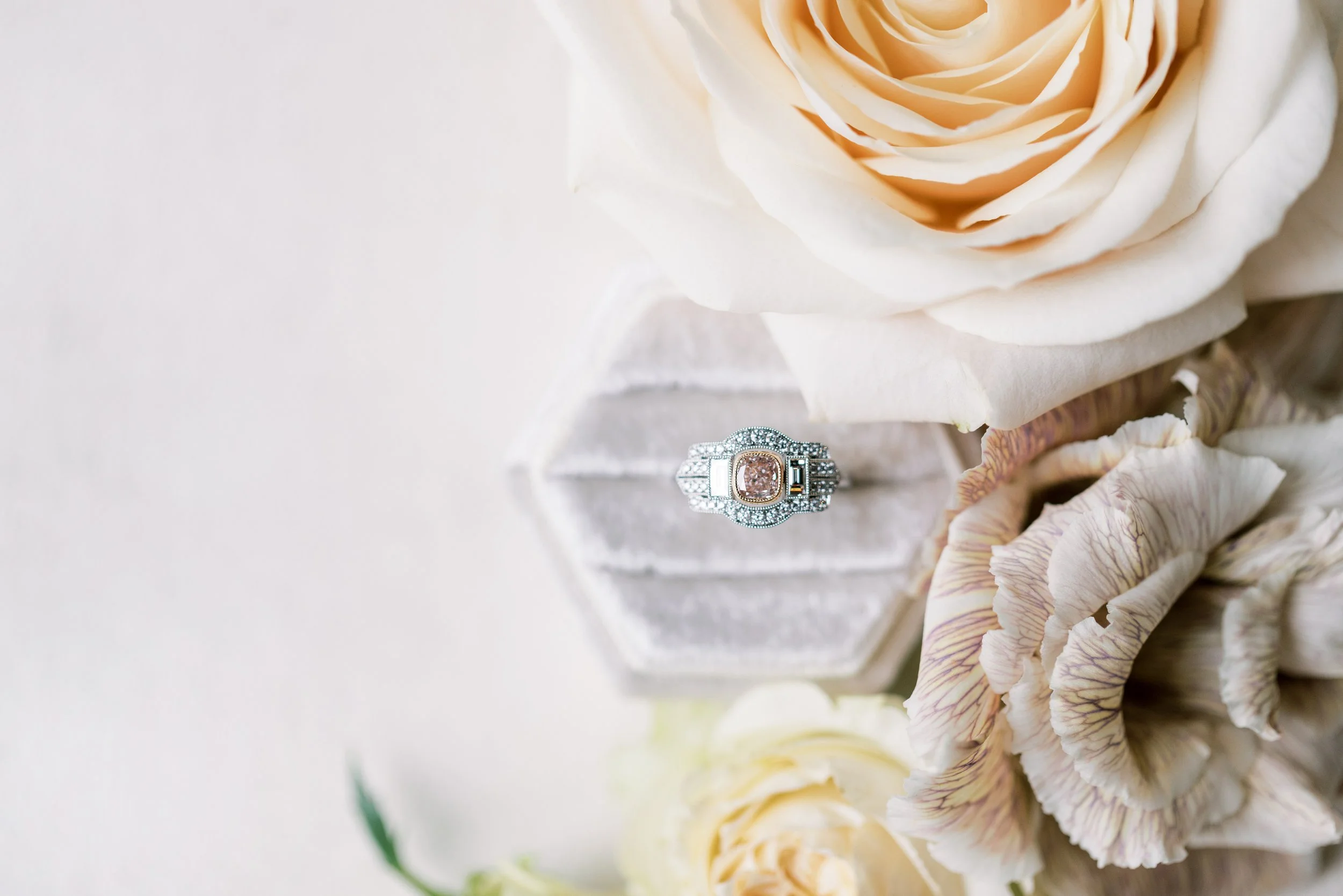  Natural Pink Diamond Cluster Ring in Gold & Platinum £9,995.00 