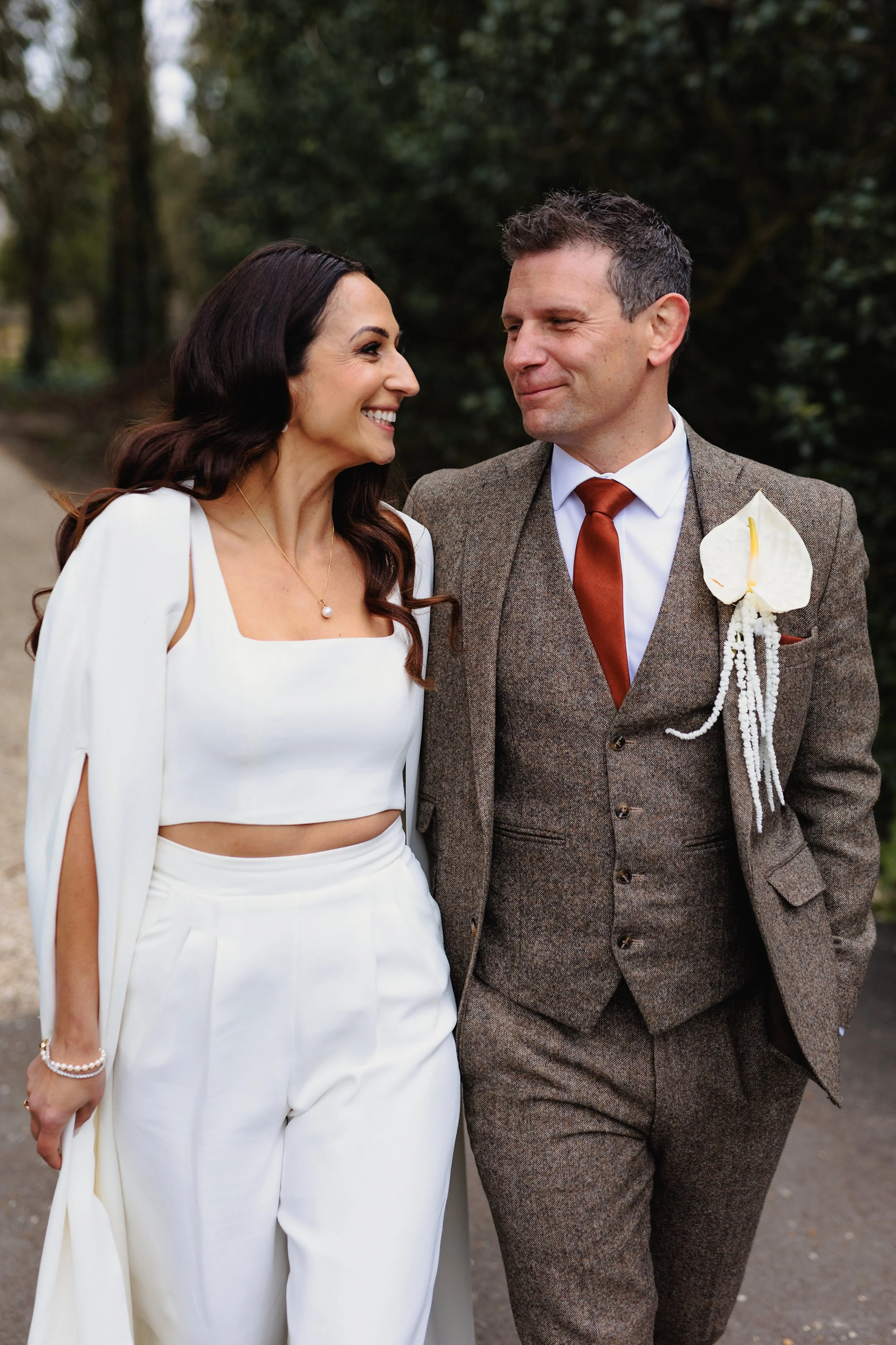  Bridal Pearls & Diamond Tennis Bracelet 