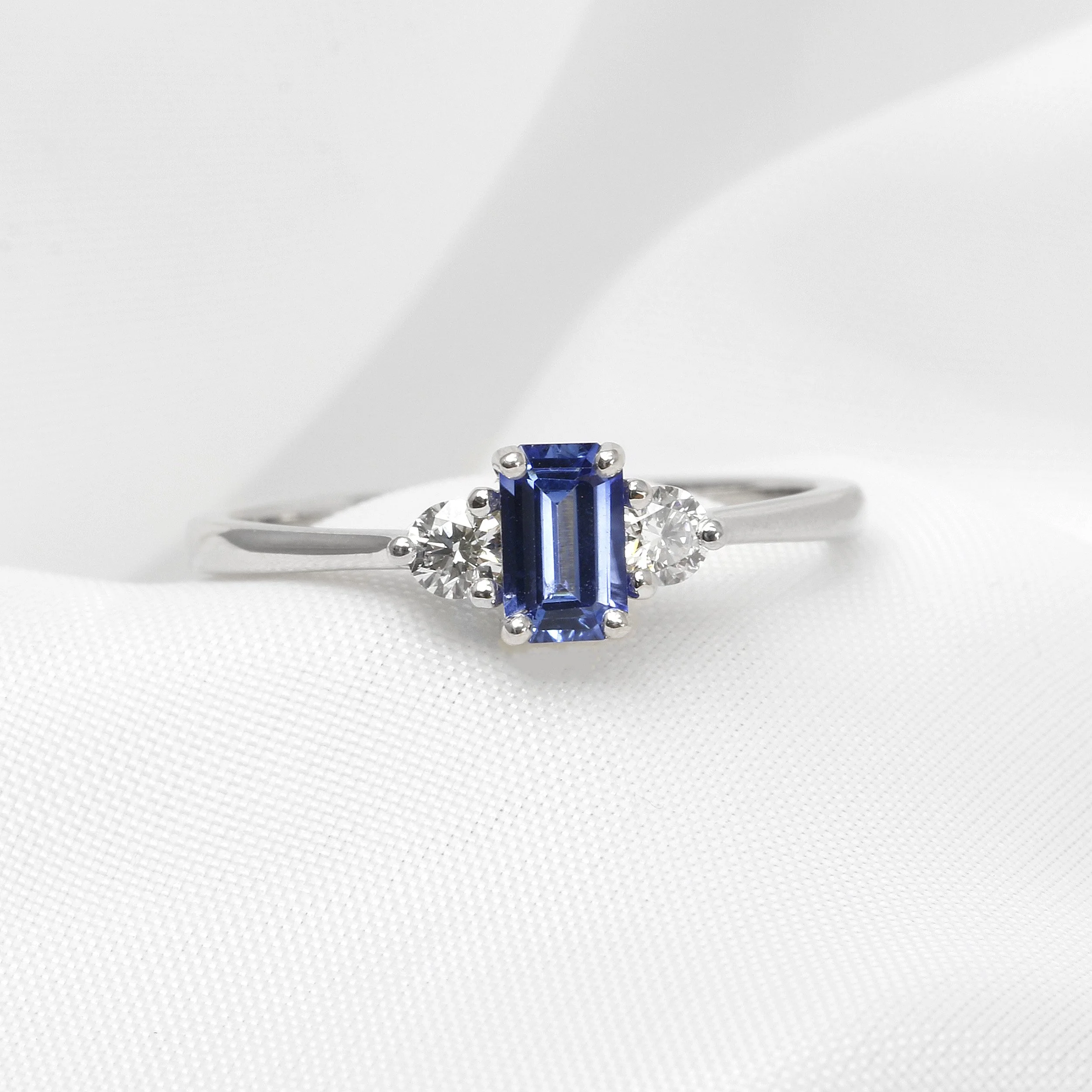  Sapphire and Diamond Ring in White Gold £925.00 