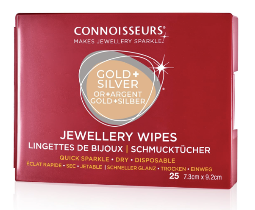  Connoisseurs Jewellery Wipes £12.00 This is our most popular cleaning aid! Our customers and colleagues love it! 
