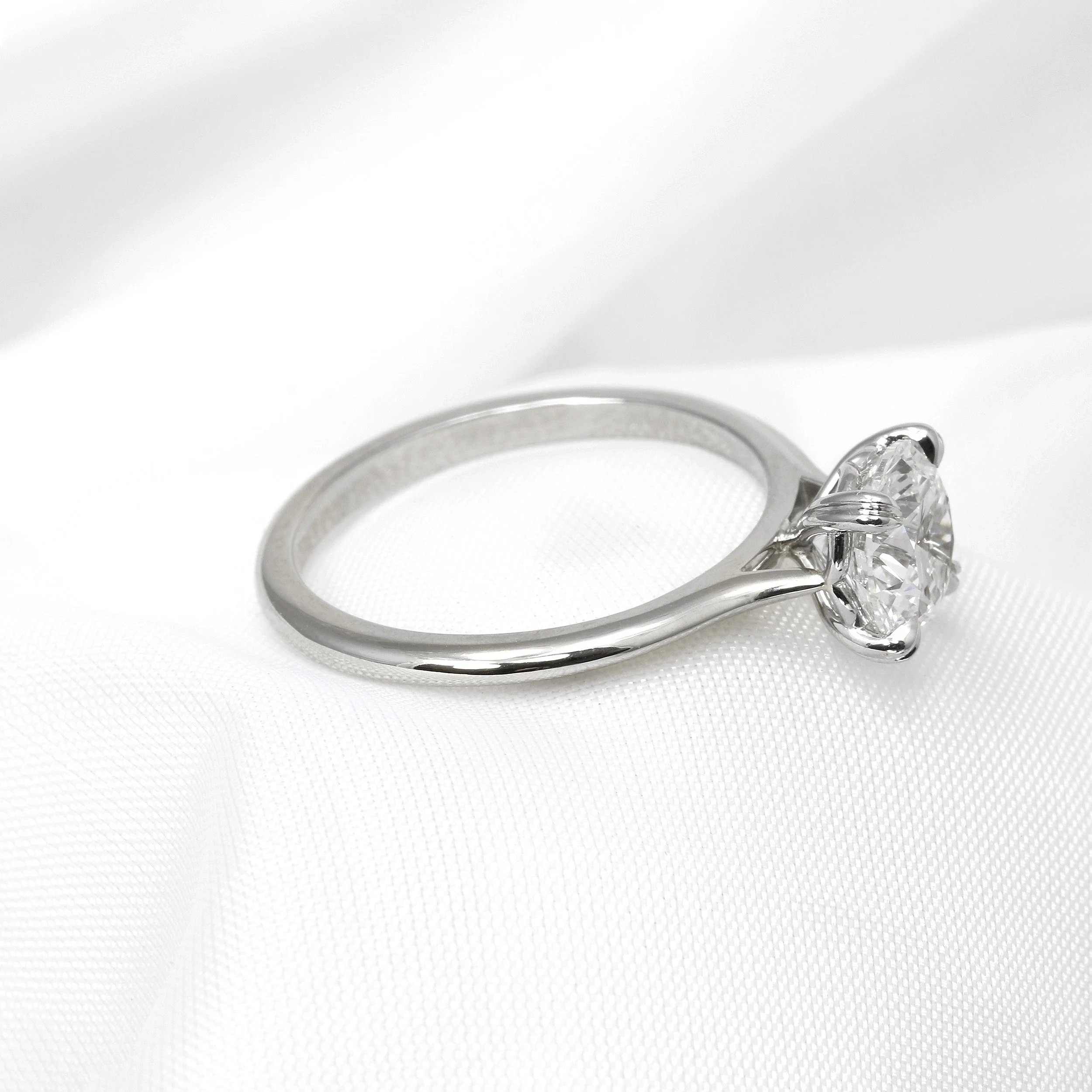 1.50ct Lab Created Solitaire Diamond Ring in Platinum