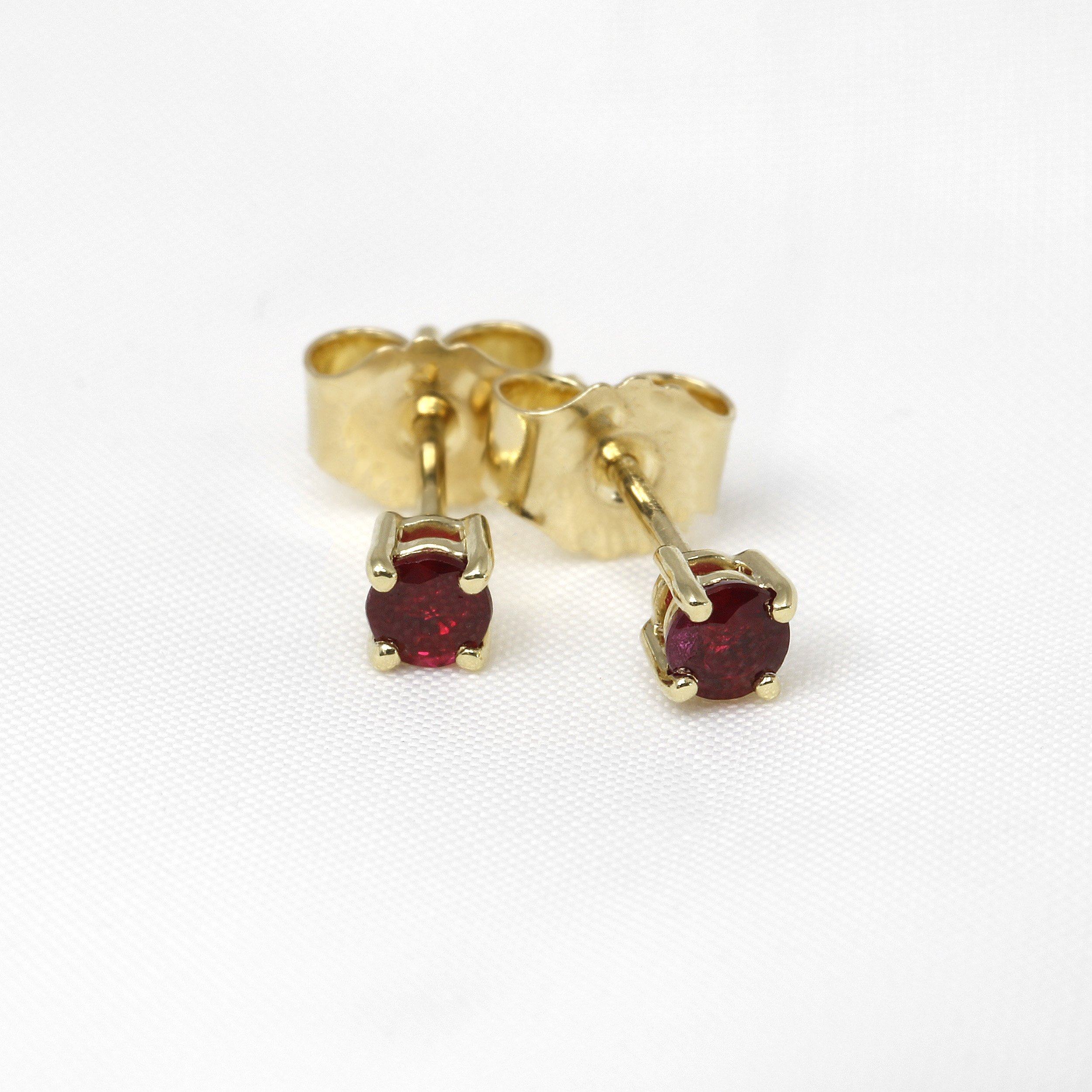  Ruby Stud Earrings in 9ct Yellow Gold £375.00 