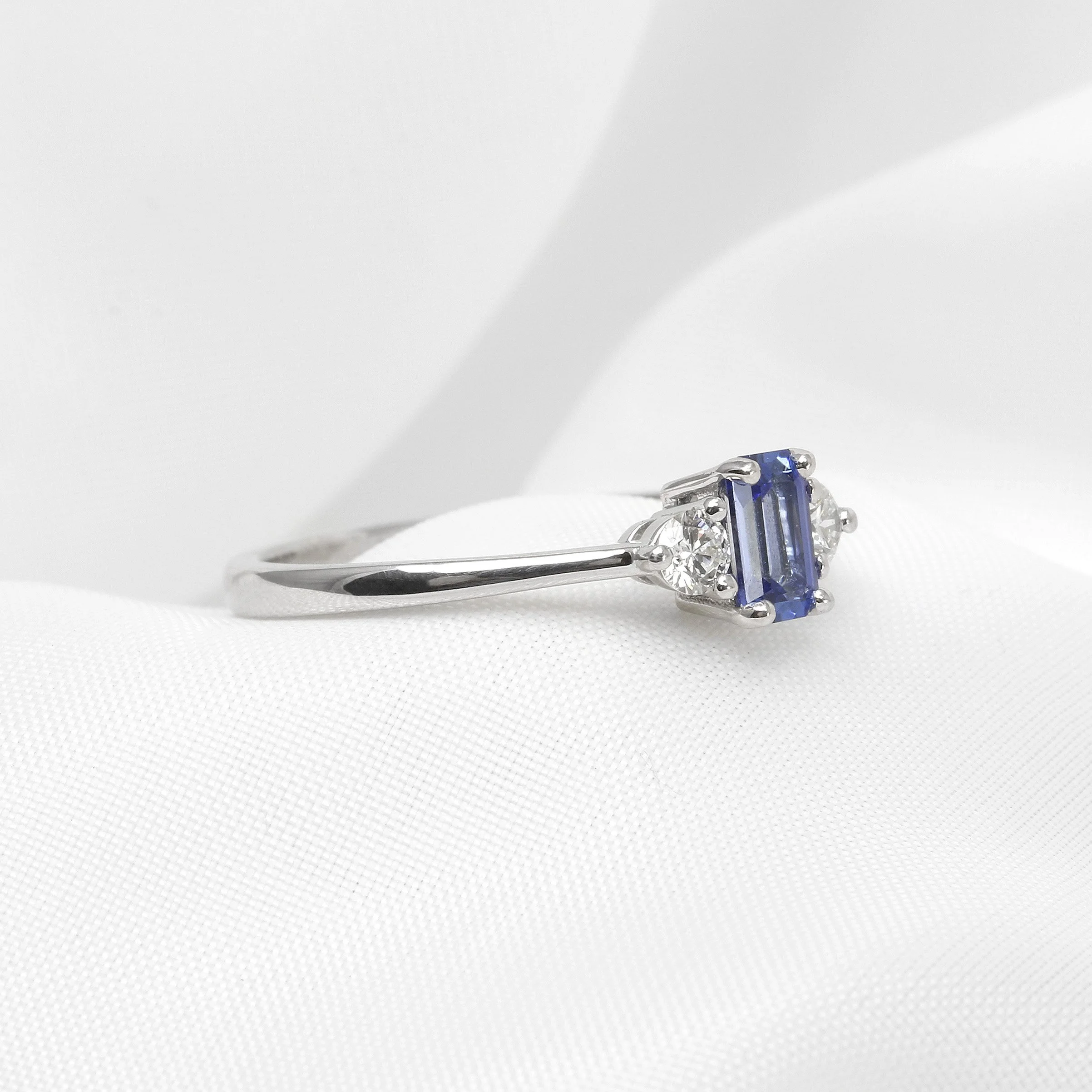  Sapphire and Diamond Ring in White Gold £925.00 