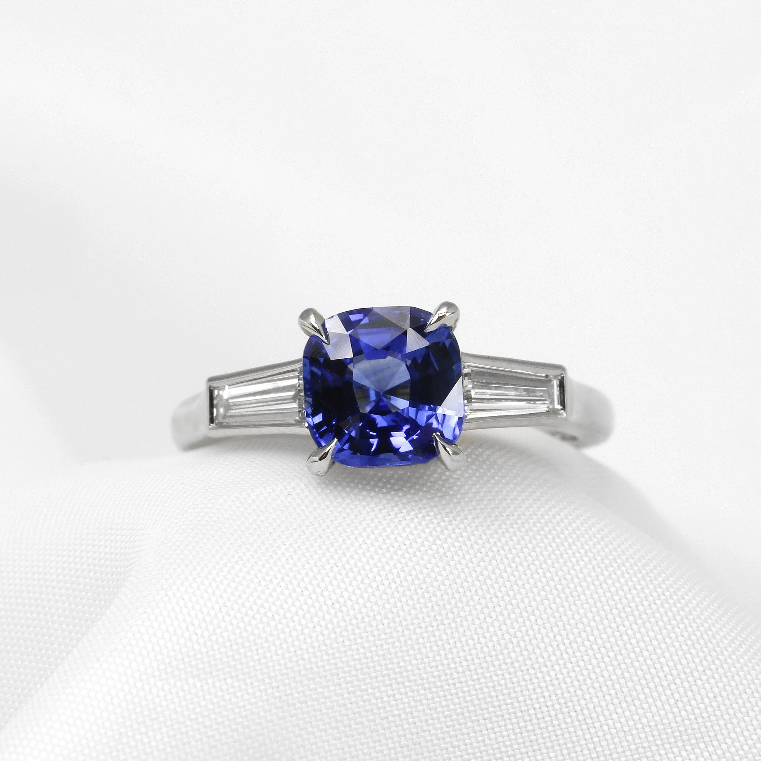  Latest Release: Sapphire and Diamond Three Stone Ring in Platinum £5,750.00 
