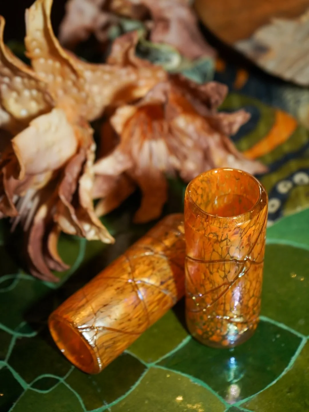 Vibrant, hand crafted blown glass from Mexico🇲🇽