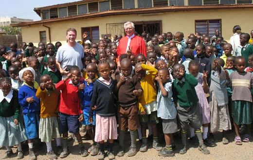 Dave in Kenya with Wendel Cover