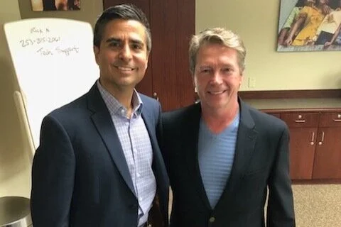 Dave with Edgar Sandoval, President of World Vision