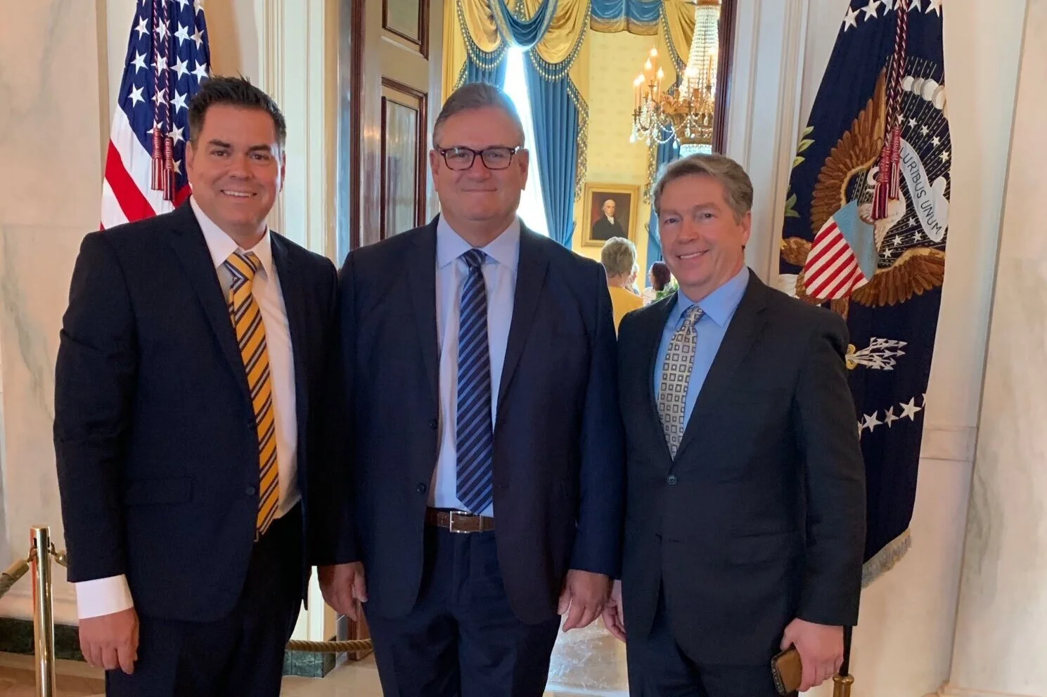 Dave in D.C. with Scott Wead and CityServe co-founder Wendell Vinson