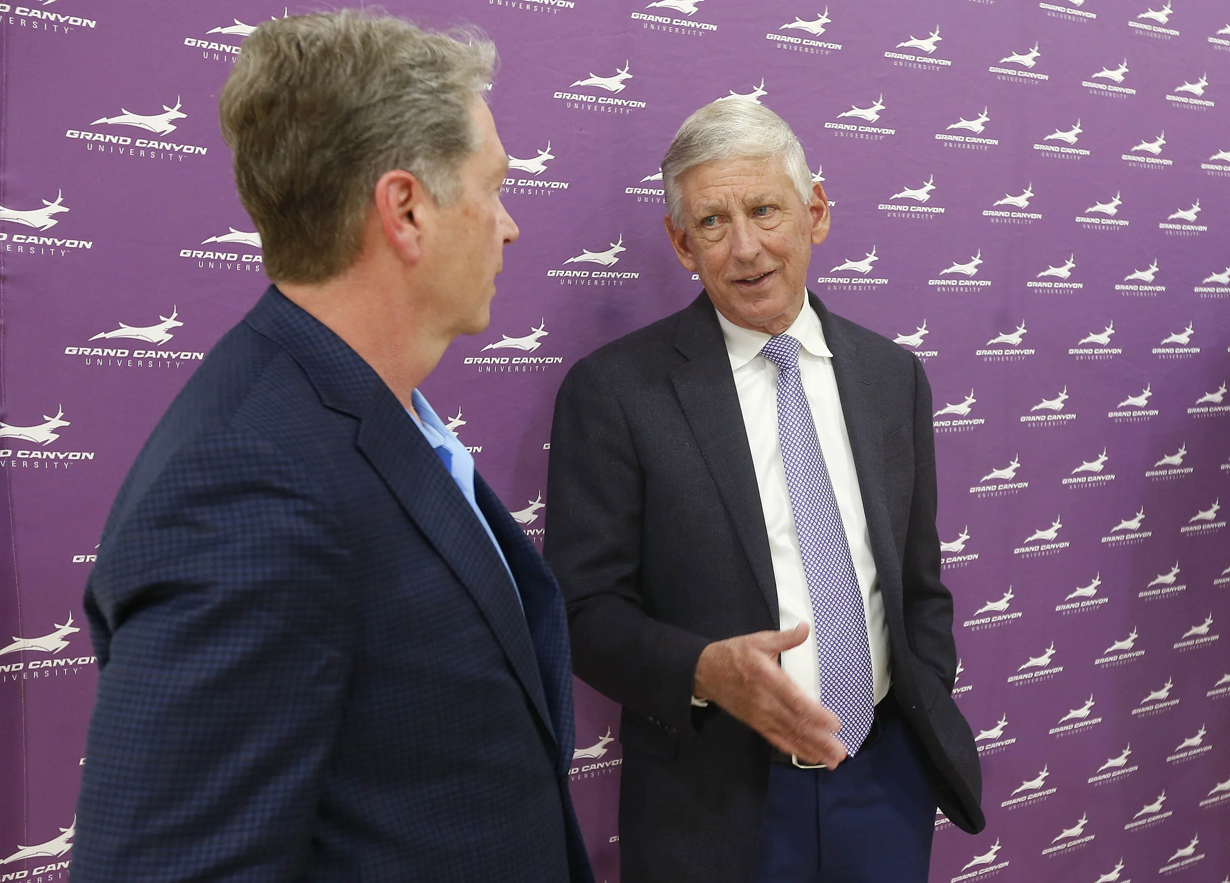 Dave with Brian Mueller, President of Grand Canyon University