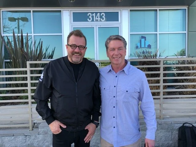 Dave with Karl Hargestam, Vice President of CityServe Affiliates