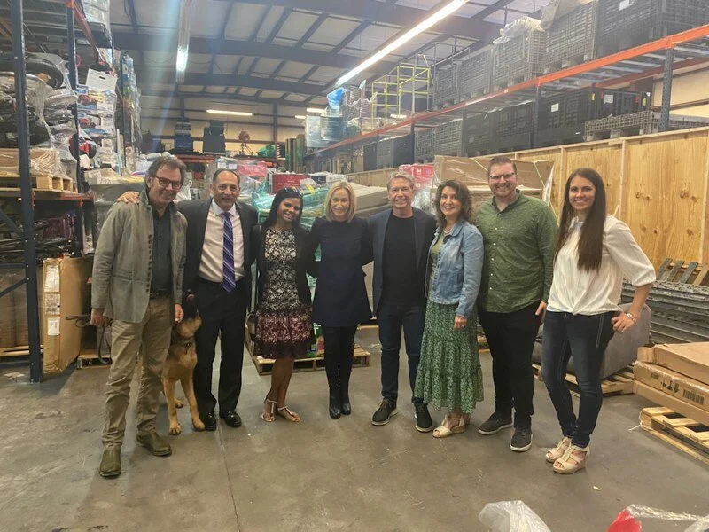 Dave with Jonathan Cain, Paula White-Cain, and others
